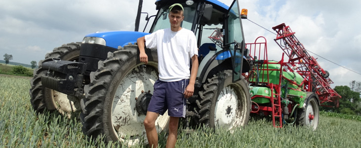 New Holland TD5050 Krukowiak oprysk pszenicy 2018 film Bioelektrownie zasilane słomą szansą na dodatkowy dochód dla gospodarstw rolnych
