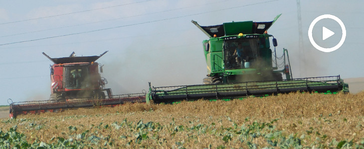 John Deere 790i Case IH 9240 groch CGFP 2018 film Wtopa za wtopą ale kukurydza sypie się dalej! W polu maszyny Case IH i John Deere   FOTO