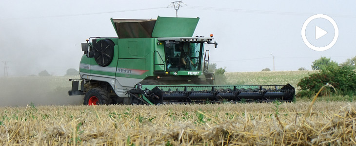 Fendt kombajny zniwa 2018  film Żniwa z Claas ą 2018: CLAAS TUCANO 440 na polach RSP Kazin   VIDEO