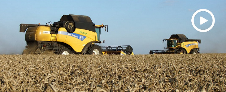 New Holland CX dwa kombajny 2018  film Nowa przekładnia TTV w ciągnikach DEUTZ FAHR serii 7   prezentacja   VIDEO