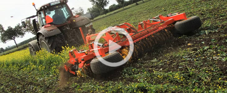 Valtra T174 Vaderstad Carrier film Nowy talerz Väderstad CrossCutter Disc