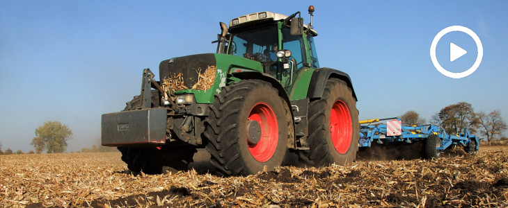 Fendt 930 Farmet uprawa pozniwna 2018  film Sucho! Trudna uprawa pożniwna. W akcji Claas Arion 640 + Agro Tom (VIDEO)