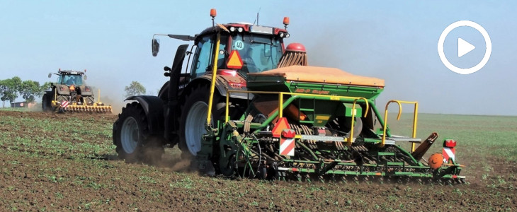 Valtra Amazone Agrisem siew pszenicy 2018  film Zakład przekładni AGCO ukończony w ramach projektu inwestycyjnego Valtra