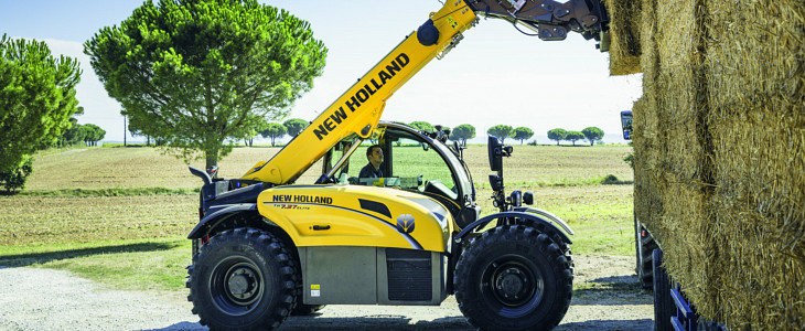 New Holland TH ladowarki teleskopowe New Holland świętuje 50 lecie swojej oferty maszyn ze sterowaniem burtowy