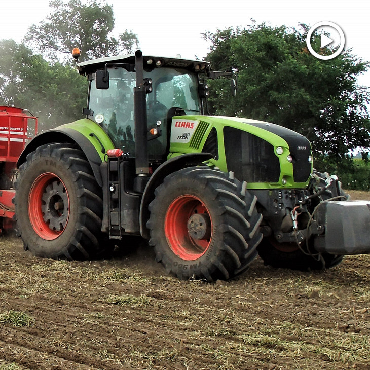 Claas Axion 950 Moc za milion 3 film Cztery kombajny ROPA Tiger 6   3072 KM na jednym polu (VIDEO)