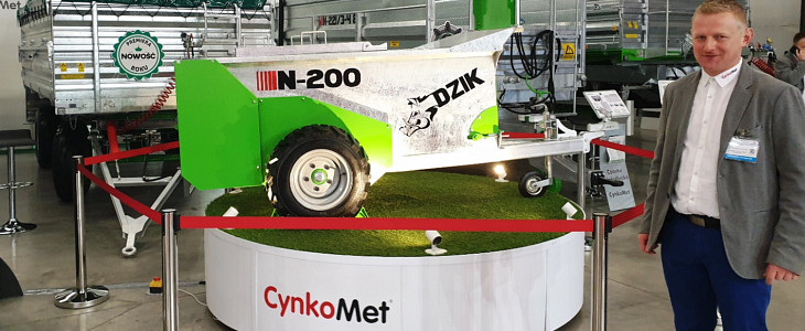 Cynkomet nowosc Agrotech2019 Samozaładowcze rozrzutniki firmy Cynkomet