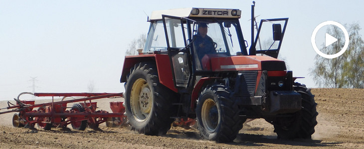 Zetor 12145 Aeromat RSP Kazin 2019  film Siew kukurydzy w RSP Kazin: Zetor 12145 + Aeromat, Claas Atles 946 + Farmet   FOTO