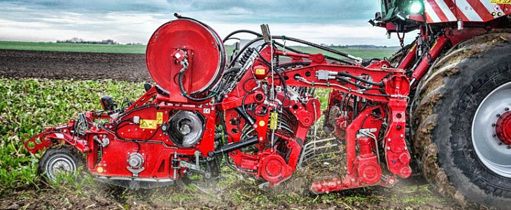 HOLMER EasyLift patent Grimme REXOR „Black Hawk“   edycja specjalna kombajnu do buraków