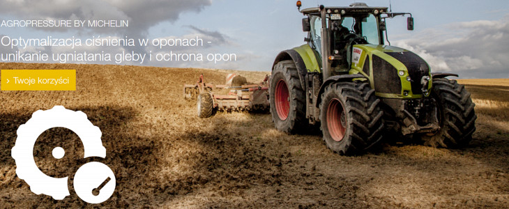 AgroPressur  by Michelin Nowa opona rolnicza MICHELIN SprayBib CFO do opryskiwaczy samojezdnych