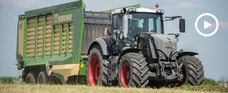 Fendt Black Kronel zielonka 2019  film Nowa kosiarka KRONE   Easy Cut B 890