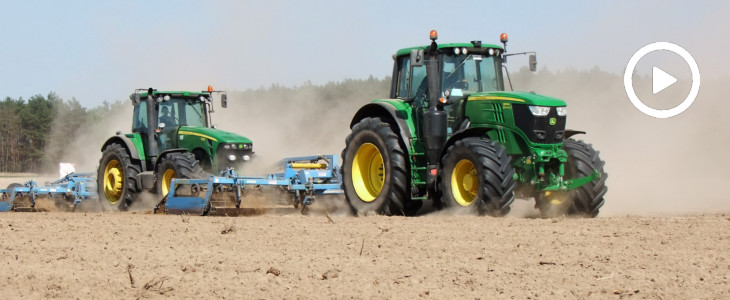 John Deere Farmet uprawa 2019  film SUSZA 2019, siew kukurydzy w RSP Kazin   Zetor 12145 + Aeromat, Claas Atles 946 + Farmet (VIDEO)