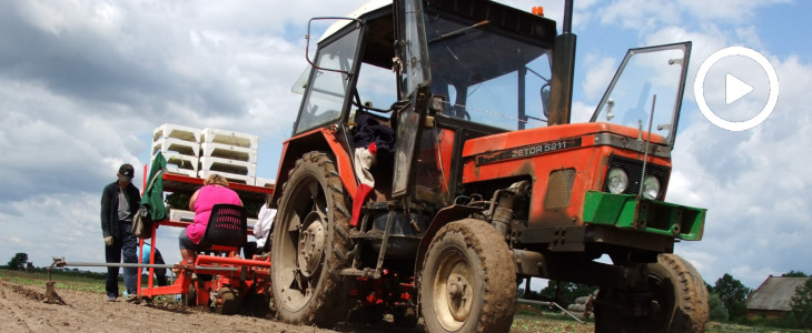 Brokul sadzenie Zetor 2019  film SUSZA 2019, siew kukurydzy w RSP Kazin   Zetor 12145 + Aeromat, Claas Atles 946 + Farmet (VIDEO)