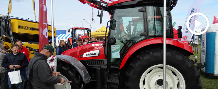 Agro Show Basak Ursus 2019  film Zwrotna zgrabiarka Pöttinger TOP 612