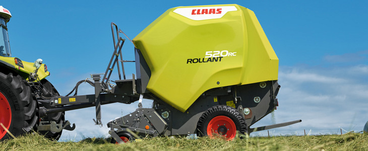 Claas Rollant 520 nowa prasa Grene Race 2017   wyścigi traktorów pełne emocji! (VIDEO)