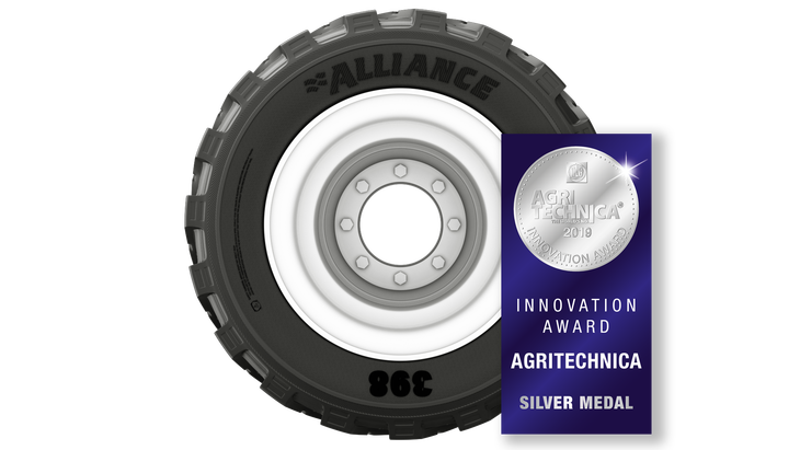 alliance 398 agritechnicainnoaward silver Alliance Tire Group wydłuża gwarancję opon do 10 lat