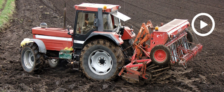 Case 1255XL siew pszenicy 2019  film New Holland TD95D i opryskiwacz RAU   oprysk buraków w RZD Minikowo   VIDEO