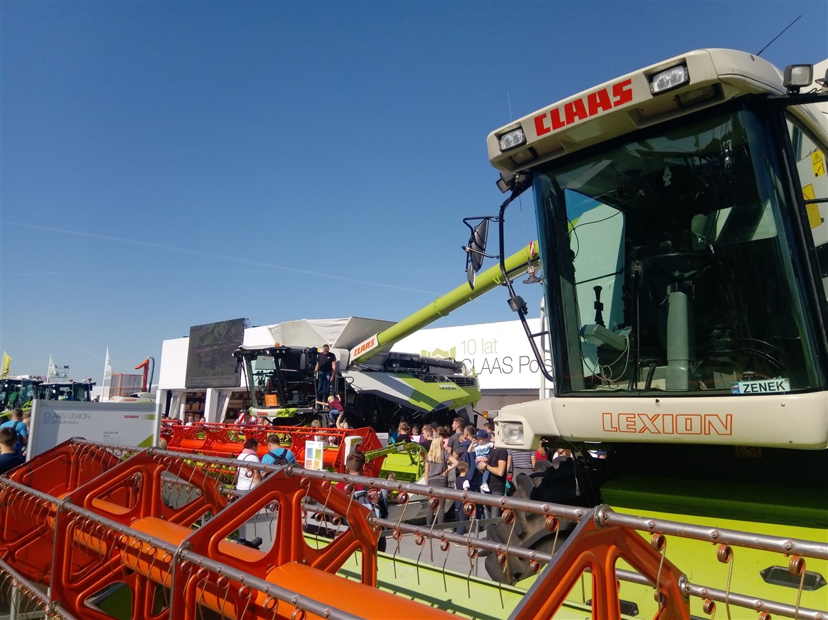 Lexion dwa pokolenia Targi Agro Tech, Minikowo 2019   fotorelacja