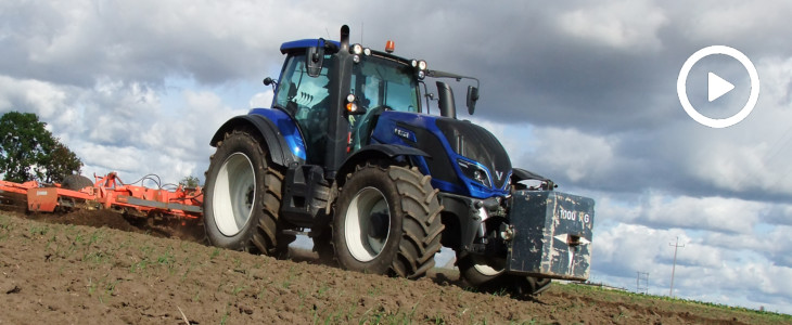 Valtra T174 uprawa 2019  film PÖTTINGER FOX 3000 D   nowa, krótka kombinacja do efektywnego przygotowania gleby do siewu