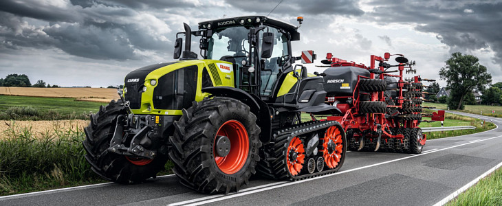 Claas Axion TerraTrac 2020 CLAAS XERION z napędem gąsienicowym i silnikami zgodnymi z normą Stage V