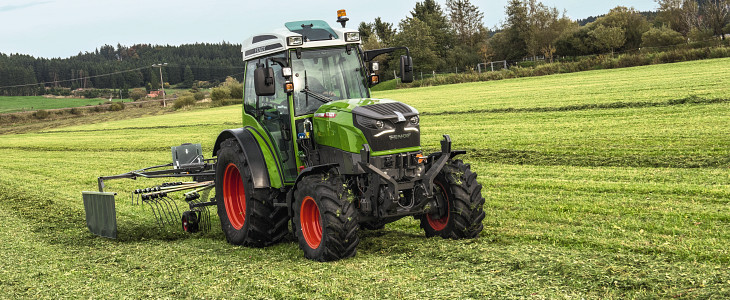 Fendt e100 nowa generacja Fendt e100 Vario wykorzystany w projekcie Fraunhofer dotyczącym badań nad agrofotowoltaiką