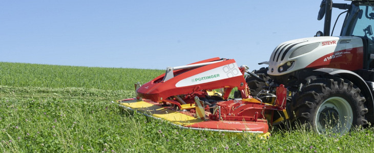 Pottinger kosiarka przednia NOVACAT Premiera ciągnika Massey Ferguson MF 8S zorganizowana z NEXT Group zdobyła Gold Medal Award