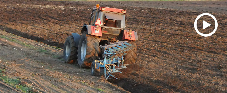 Case International Rabe Werk zimowa orka  film AMAZONE   Nowy pług zawieszany Teres 200