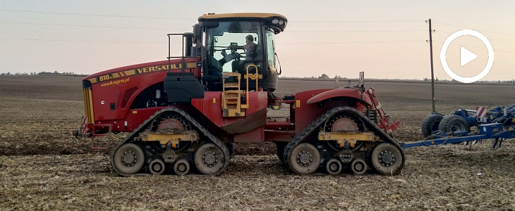 Versatile 610 DT 2020  film Claas Axion z napędem gąsienicowym TerraTrac   VIDEO