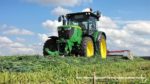 IS IMG 0016 150x84 Żyto na kiszonkę   John Deere 6110 RC z zgrabiarką Lely Hibiscus (FOTO)