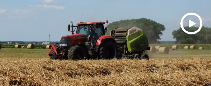 Case Puma Claas Variant zniwa 2020 film Case IH Puma 210 z formiarką Struik, New Holland TD5020 + Monosem   siew marchewki na Kujawach (VIDEO)