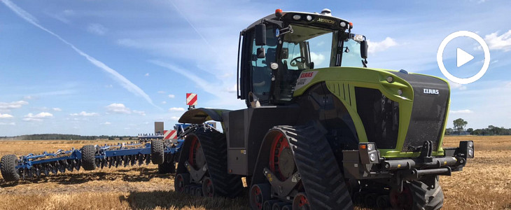 Claas Xerion 5000 TS zniwa 2020 film Gąsienicowy FENDT 1165 MT – pierwszy egzemplarz już w Polsce