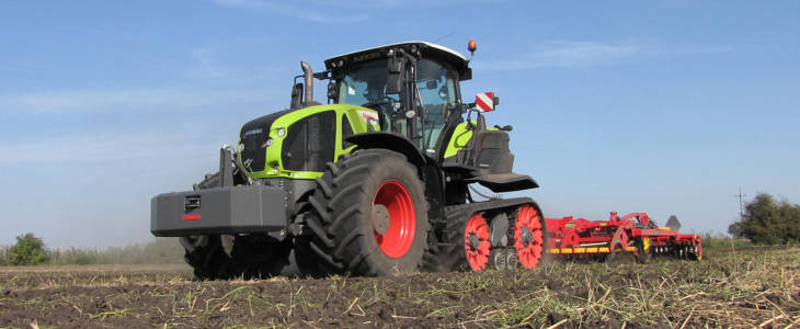 Claas Axion 960 Terra Trac opinia film John Deere   Jak zapewnić maksymalną żywotność gąsienicy?   VIDEO