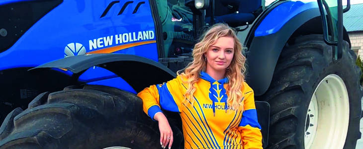 New Holland Dzen Kobiet Wiejskich Światowy Dzień Kobiet Wiejskich   marka New Holland z kamerą u Renaty Drogosz