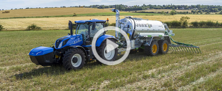 New Holland T6 180 MethanePower StageV New Holland T6 Methane Power – Nowy koncepcyjny ciągnik napędzany metanem