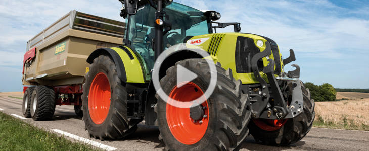 Claas Arion 400 film premiera 2021 Claas ARION 470 – potrafi oszczędzać paliwo