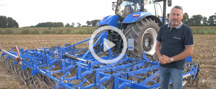 New Holland kultywator SBMV 750 film Agregat uprawowy New Holland SGX 620 – opinia rolnika – VIDEO