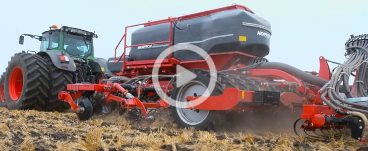 Horsch Focus TDi 2021 film CARGOS 8000   przyczepa wielozadaniowa