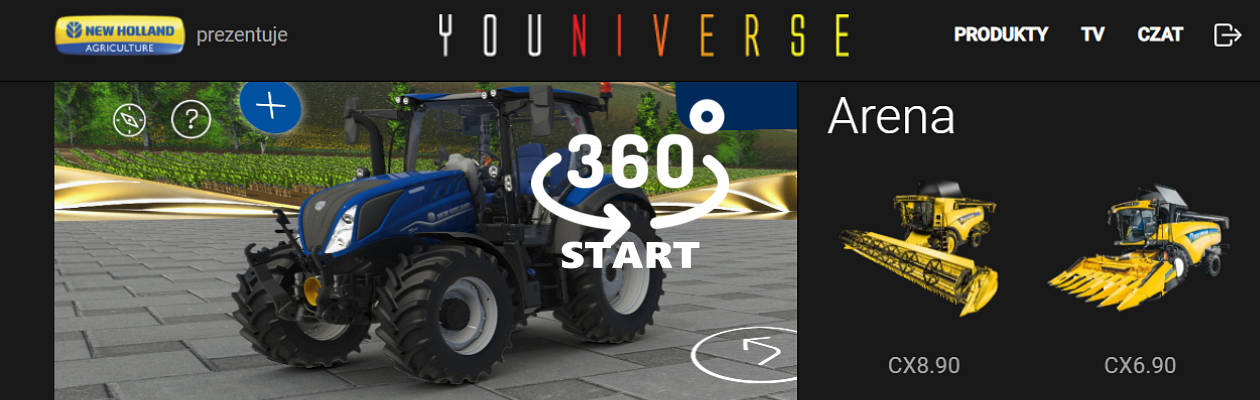 New Holland wirttualne ekspo billboard video e targi rolnicze 2021   wirtualne ekspozycje
