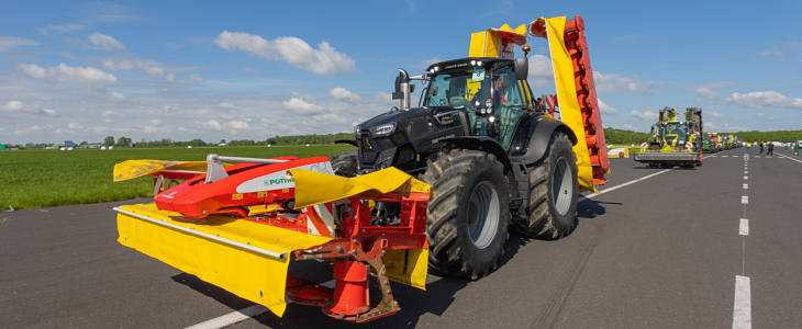 Zielone Agro Show 2021 parada AFT 100   koparka do drenażu rolniczego