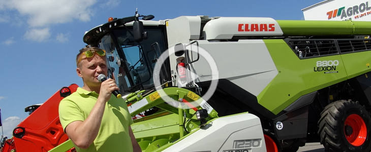 Agro Land Claasi dzien otwarty 2021 CLAAS wygrywa kombajnem LEXION 780