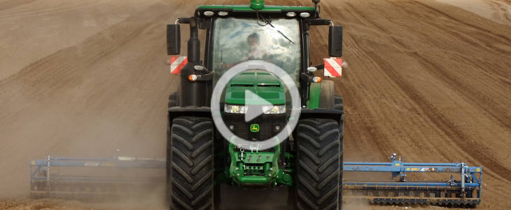 John Deere Farmet uprawa oprysk 2021 film Duet John Deere 6195M i 6155M w wiosennej uprawie 2021  VIDEO