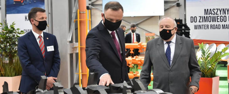 Pronar Prezydent RP Massey Ferguson 5610   biegun południowy zdobyty