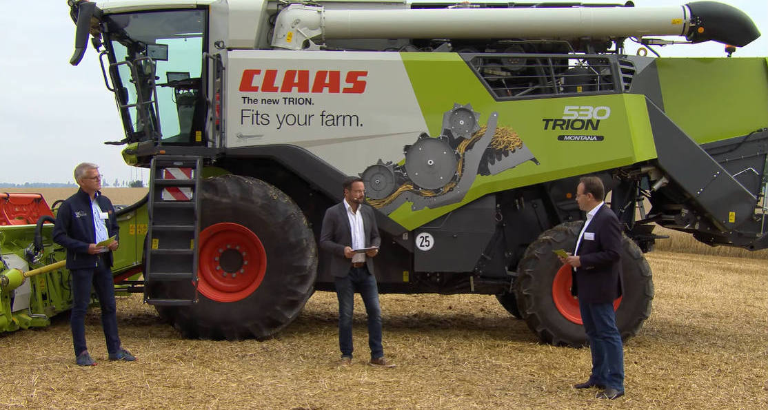 Claas 0002 CLAAS wprowadza nową serię TRION w średniej klasie kombajnów