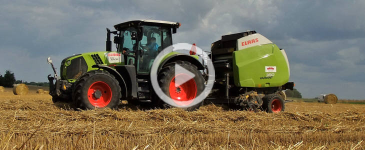 Claas Arion prasa Variant zniwa 2021 film Żniwa 2021   Deutz Fahr 5650 H w rzepaku   VIDEO