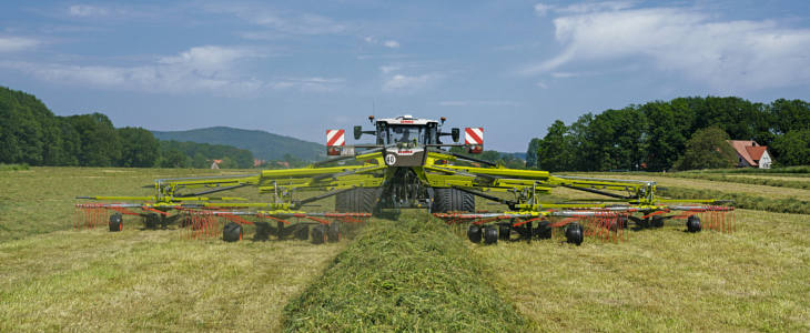 Claas Liner zgrabiarka Zgrabiarki Claas LINER   trzy nowe modele