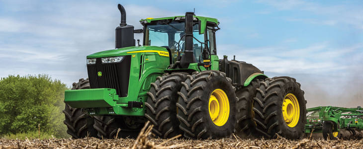 John Deere 9R Agro Show 2021 Ciągniki Deutz Fahr serii 5D Keyline teraz z rewersem PowerShuttle