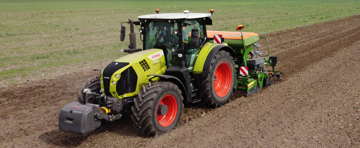 Claas Arion 660 opinia CLAAS ARION 420 z gospodarstwa Pana Łukasza na Kujawach   VIDEO