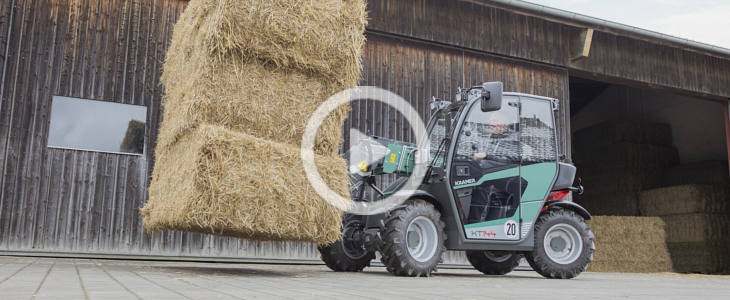 Kramer KT144 2021 film Kramer na targach Agritechnica 2023 – elektromobilność i nowe ładowarki kołowe