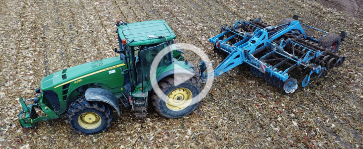 John Deere 8230 Lemken Rubin 10 2021 film Wiosna z John Deere: 8400R, 6155M, 6420, 740   VIDEO