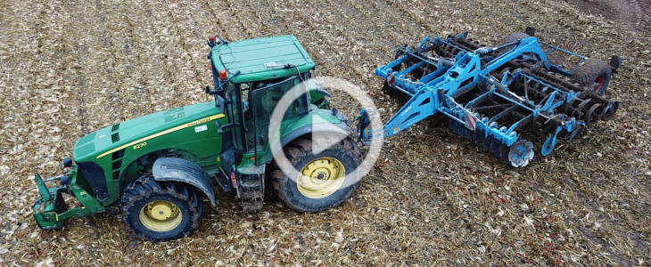 John Deere 8230 Lemken Rubin 10 2021 film W jesiennej uprawie: Fendt 942 Vario i Vaderstad TopDown 400