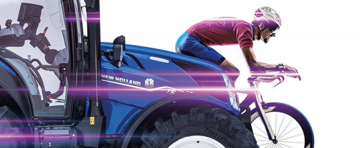 New Holland GiroDItalia 2022 Premiera kosiarki GXS 4005 firmy JF Stoll